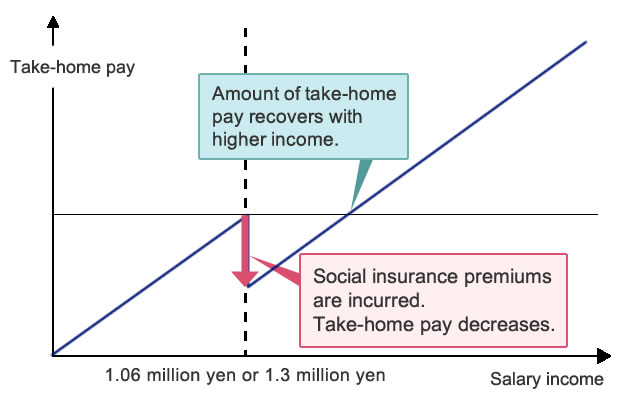 年収の壁　解説図